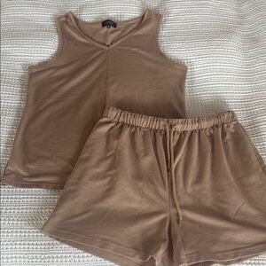 NYDJ Beige Loungewear Set